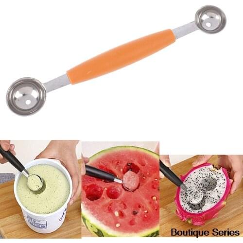 Practical Watermelon Fruit Baller Delicate Carving Ice Cream Scoop Decorative Fruit Ball