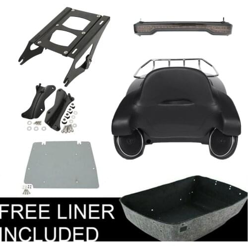 Motorcycle King Pack Trunk Speaker Tail Light For Harley Tour Pak Touring Road King Electra Glide 2014-2020