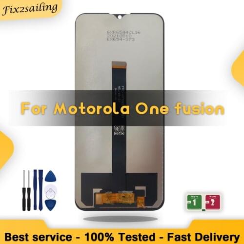 6.5" LCD For Motorola Moto One Fusion LCD Display Touch Screen Digiziter Assembly Replacement 100% Tested Worked Well