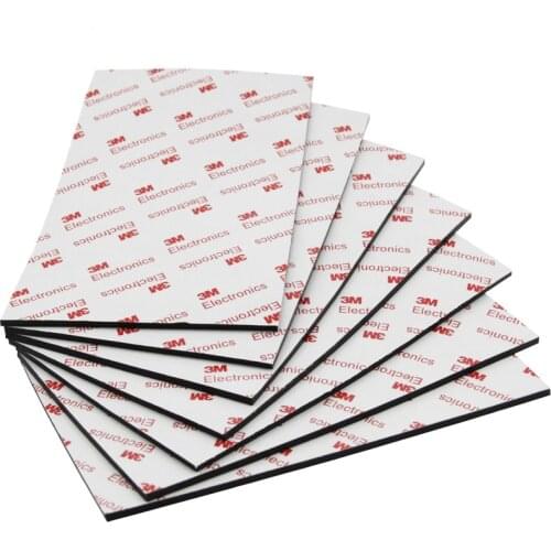 10cm*16cm*2mm Anti-slip silicone rubber plastic pads 3M self adhesive non-slip mat for furniture