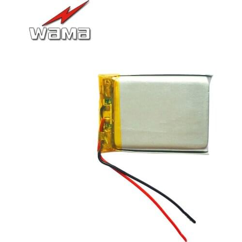 4pcs/lot Wama 403040 450mAh Li-Polymer Over-Charging Protected 043040 3.7V Rechargeable Batteries for Bluetooth Speakers MP4 MP3
