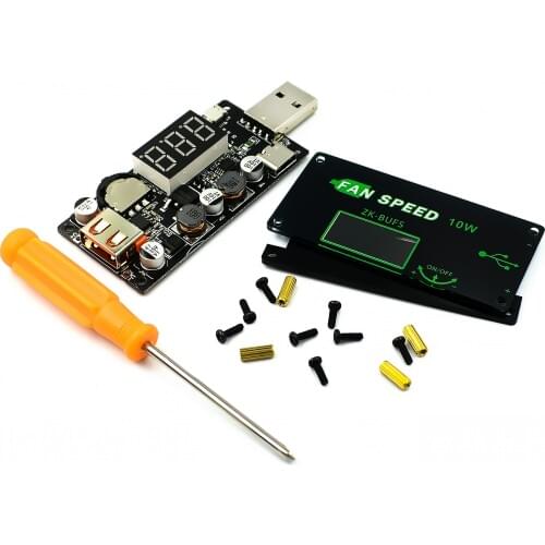 5V 5W USB Fan Governor Timer LED Dimming Module Voltage Adjustable Speed Controller For Office Car Student Dormitory