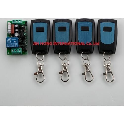 Free Shipping 220V 1CH 10A Radio Wireless Remote Control light Switch Learning Code With Waterproof Transmitter Output Adjusted