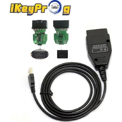 VAG K+CAN Commander 1.4 Diagnostic Cable with PIC18F25K80 FTDI FT232RQ Chip For V W/AUDI/SKODA/SEAT VAG CAN K-line Commander