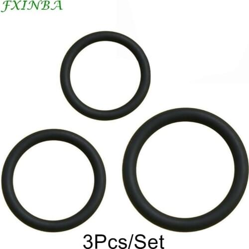 FXINBA 3Pcs/Set Silicone Penis Rings Delay Premature Ejacualtion Cock Ring Adult Sex Toys For Men Lasting Ring Male Chastity