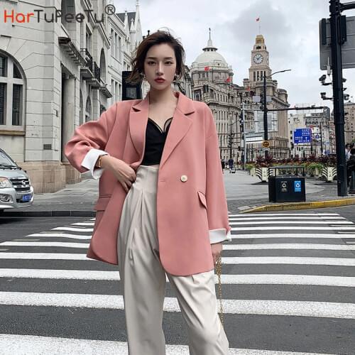 HARTUPEETU Women's Oversized Jackets