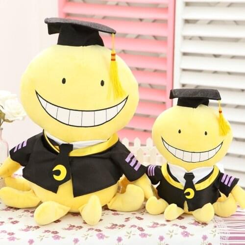 Octopus Assassination Classroom Koro Sensei Anime Plush Pillow Doll Toy Fans Gift Size 30/45CM