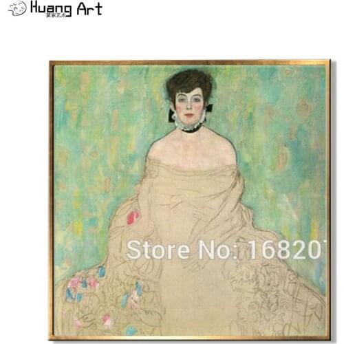 Beautiful Unfinished Works Professional Artist Reproduction High Quality Impression Portrait of Amalie Zuckerkandl Oil Painting