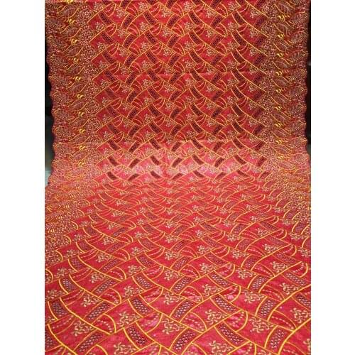 Wholesale guinea brocade fabric bazin riche getner haute qualit lacet africain cotton dry basin brode nigerian lace fabric 5yard