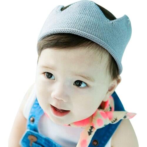 Baby Girl Headband Infant Hair Accessories Crown Knitting Newborn Headwear Tiara Headwrap Gift Toddlers Bandage Ribbon