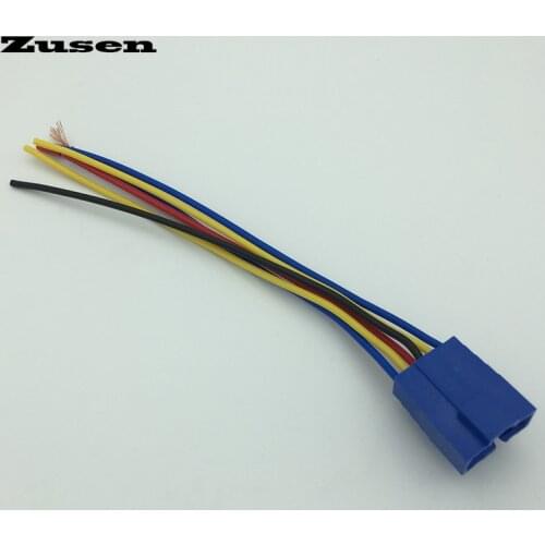 Zusen 22mm Wire harness connector 6 pins 13cm for 1NO1NC of ZS22 push button switch