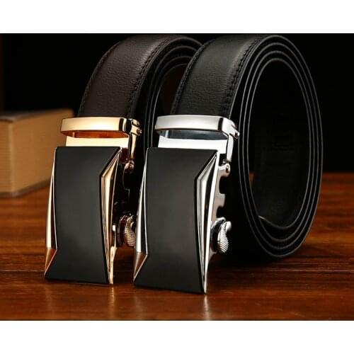 Mens Belts Luxury Automatic Buckle Genune Leather Strap Designers Brand High Quality fashion business belt