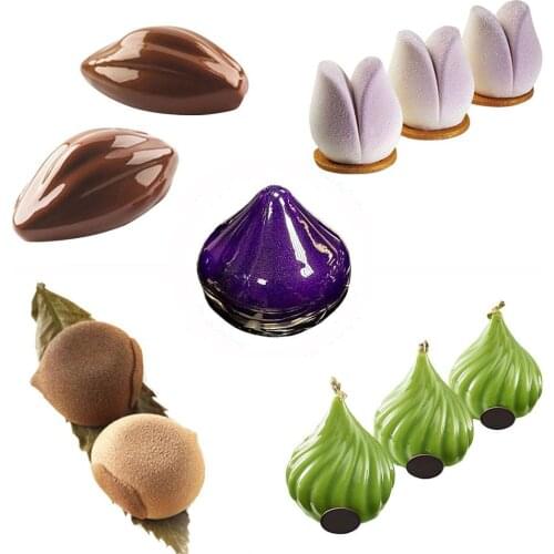 SILIKOLOVE New 3D Heart Flower Shape Silicone Cake Mold Mousse Dessert Bakeware Mould For Baking Decorating Tools