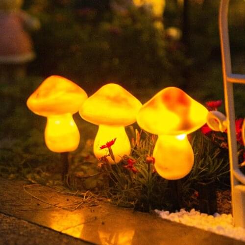 LED Solar Light Garden Decoration Outdoor Lamp IP44 Waterproof Garland For Courtyard Lawn Decoration Mushroom String Lights