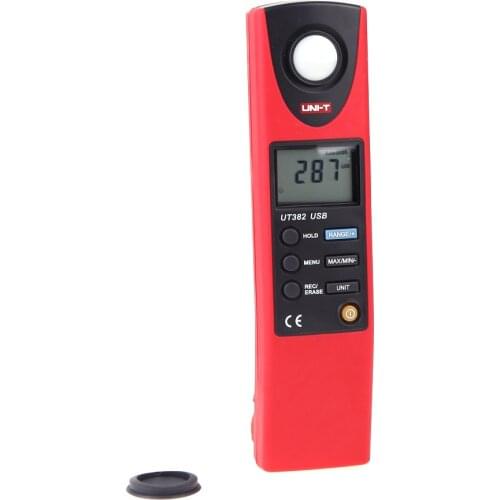 UNI-T UT382 Illuminometers Measurement FC & LUX Auto Range Data Logging USB Interface Level Measuring Instruments
