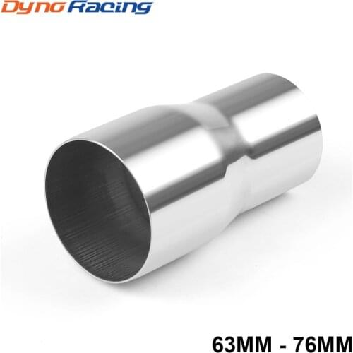 63MM TO 76MM Exhaust 2 Step Reducer Adapter Connector Tube Stainless Steel Pipe Cone BX101447-5