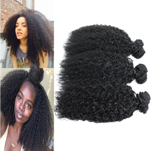 Live Beauty Kinky Curly Hair Bundles 6 Bundles 16'x6 240g All In One Synthetic Hair Weave Jerry Hair Curly Extension