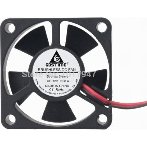 10pcs lot Gdstime DC 12V 2Pin 3cm 3510 35mm x 10mm Exhaust Cooling Fan