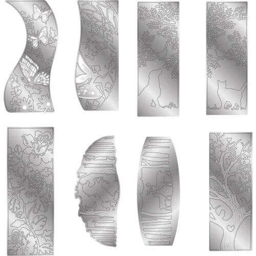 2021 AliliArts Metal Cutting Dies 8pc border diy Scrapbooking Photo Album Decorative Embossing PaperCard Crafts Die