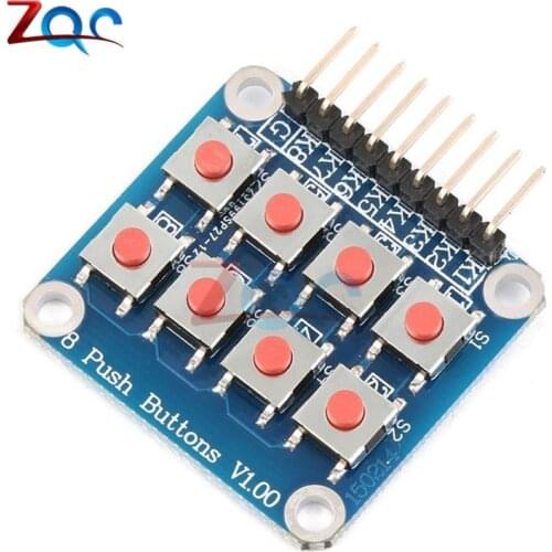 2x4 Keypad 4x2 Keypad 8 Push Buttons V1.00 Key Board Matrix Keyboard Button for Arduino AVR PIC 2*4