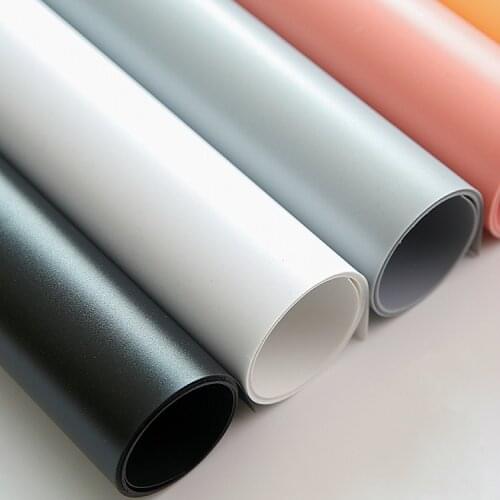 50x50CM/50x100CM Pvc solid-color board background paper photography studio matting photo-taking props