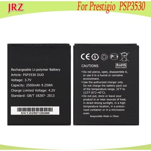 PSP3530 DUO Battery 2500mAh Battery For Prestigio Muze D3 3530 Duo E3 PSP3531DUO Muze A7 PSP7530DUO Accumulator
