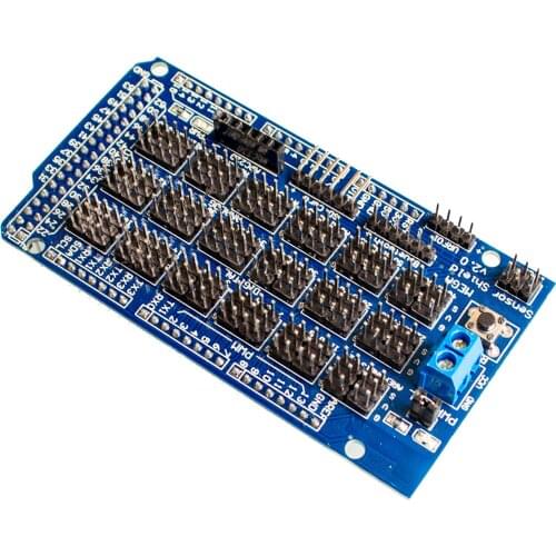 MEGA Sensor Shield V1.0 V2.0 MEGA 2560 Support IIC, Bluetooth, SD, robot parts mega2560 Sensor Shield