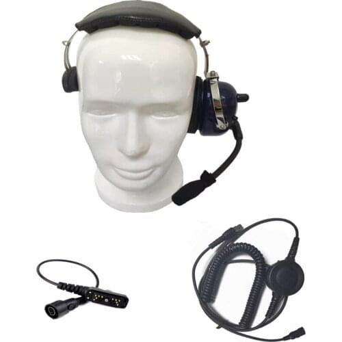 NEW Single-Sided Two Way Radio Noise Cancelling Headset For Hytera PD780 PD785
