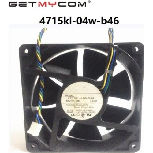 Getmycom Original for Nmb 4715kl-04w-b46 12cm 12038 12v 0.90a dual ball pwm fan