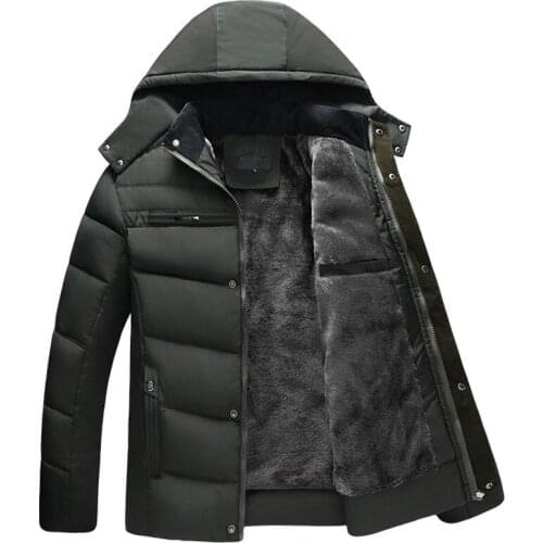 Mandylandy Men's Parkas With A Hood