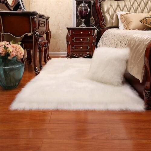 Multisize Fur Carpet Dyeing Plush Soft Water Absorption Rugs Kids Bedroom Living Room Anti-Slip Floor Mats Modern Home Decor