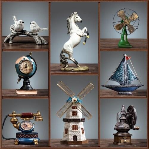 Manta nostalgic bookcase home decoration american living room wine cabinet restaurant clothing store nordic retro book shelf