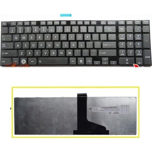 SSEA New US Keyboard with frame For Toshiba Satellite C850 C855 C855D L850 L850D L855 L855D C875 C875D L875D P850 P855 P875D