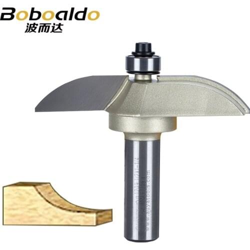 New 1pcs 1/2 Shank Cove Cutter With Ball Bearing Arden Router Bit Raised Panel Bits-Cove Woodworking Tool