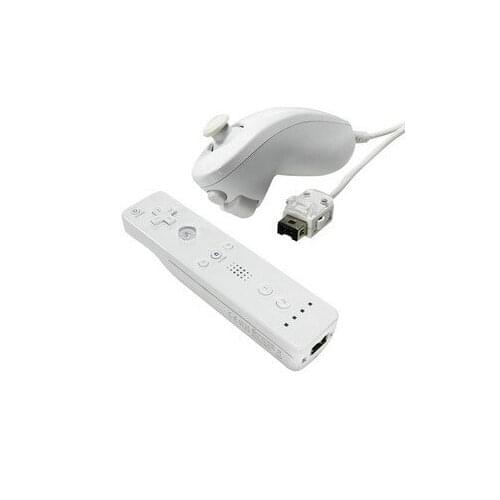 New Remote and Nunchuck Controller for Nintendo WII White