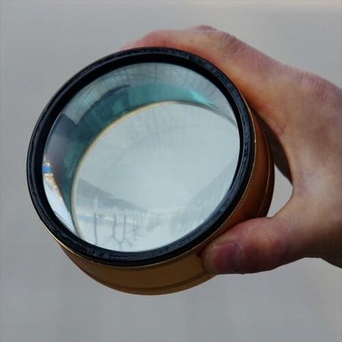 100mm Large Optical Glass Table Top Stand Newspaper Reading Magnifying Glass Elderly People Helping Hand Magnifier 1PC 3.5X