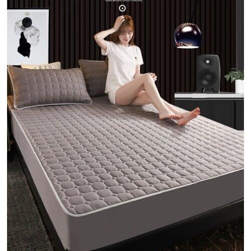 Fitted Sheet Bedsheet King Queen Size Bedspread Mattress Cover (Including 2 Pillowcase )Cotton Thin section Bed Sheets Bedding