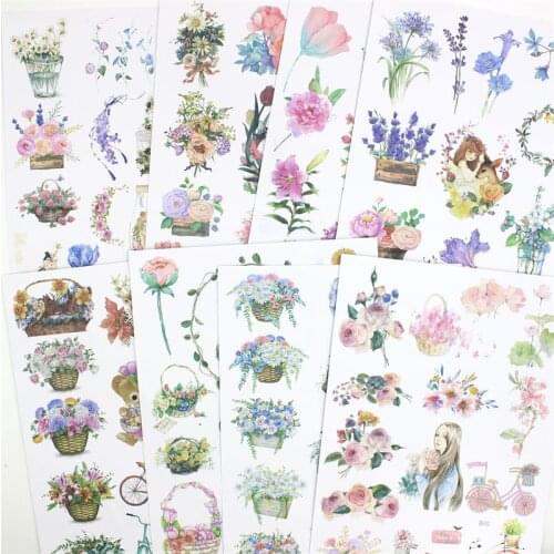 KSCRAFT Spring Self- adhesive Paper Sticker for Scrapbooking/ DIY Crafts/ Card Making Decoration