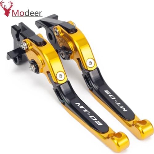 MT-03 Adjustable Brakes Clutch Levers Handle Bar For YAMAHA MT03 MT 03 2018 2019 2020 Motorcycle CNC Accessories Brakes Lever