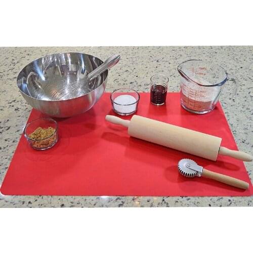 Silicone Baking Mats Countertop Protection Heat Resistant Non Slip Very Thick Nonstick Pastry Mat Pizza Dough Maker Pastry