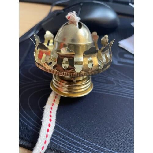 Traditional Married Kerosene Lamp Extra Large Capacity Oil Lights 2.2cm Cotton Lampwick Lamp Burner Holder Lighting Accessories