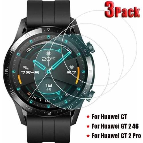 9H Premium Tempered Glass For Huawei Watch 3 Gt GT 2 46mm GT2 Pro Smartwatch Screen Protector Explosion-Proof Film Accessories