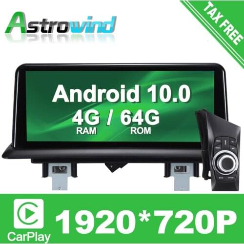 10.25 inch 8 Core Android 10.0 System Car GPS Navigation Media Stereo Radio For BMW 1 Series 120i E81 E82 E87 E88 with idrive
