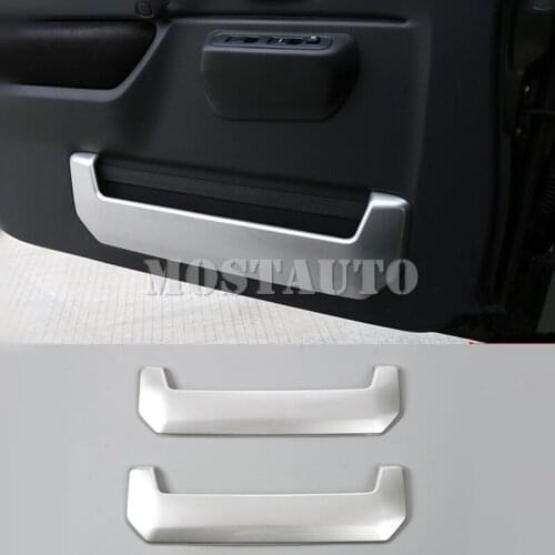 ABS Interior Car Door Panel Moulding Trim Cover For Suzuki Jimny 2007-2017 2pcs Silver/Red Car Accessories Interior Car Decor