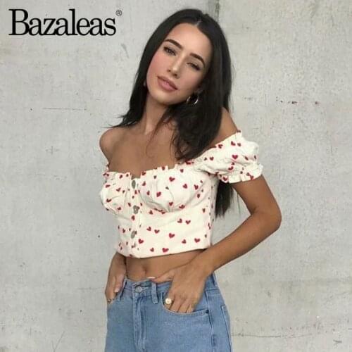 Блузки с открытыми плечами Bazaleas China At AliExpress