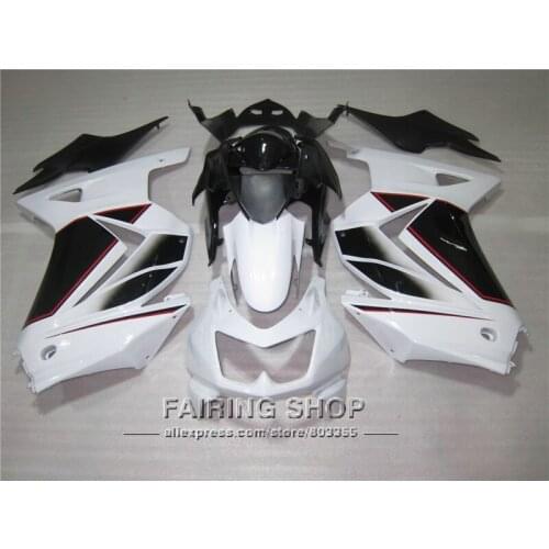 White For Kawasaki Ninja 250r 2012 2009 fairings 2013 2008 2011 2010 2014 Fairing kit 08 09 10 11 12 13 14 S47
