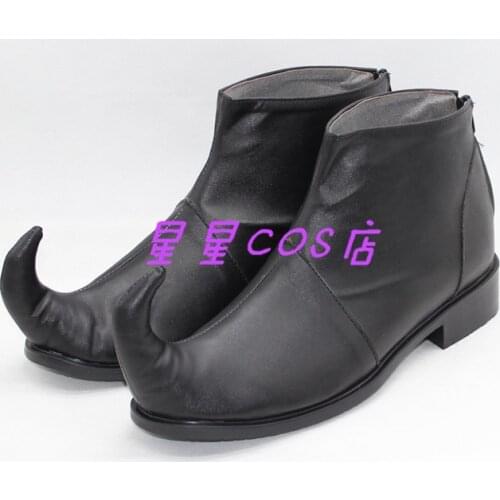 HUNTER HUNTER Hyskoa Hisoka Black Cosplay Shoes Boots X002