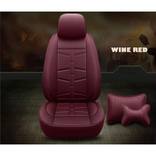 Custom car seat cover leather for auto Chevrolet Spark Cruze Captiva Camaro Jaguar XE XJ XF XJL car accessories car styling