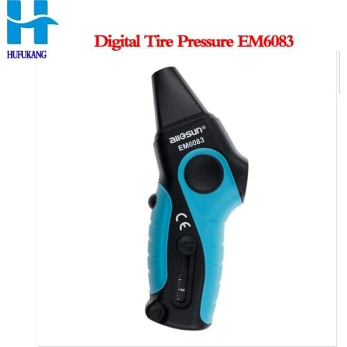 Allsun EM6083 2 in 1 Digital Tire Pressure Gauge Practical Tire Veins Depth Tester Small-Size Automotive Tester