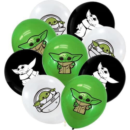 Star Wars Baby Balloons Mandalorian Anime Figure Party Balloon home Decoration Kids Balloon Toys Gift